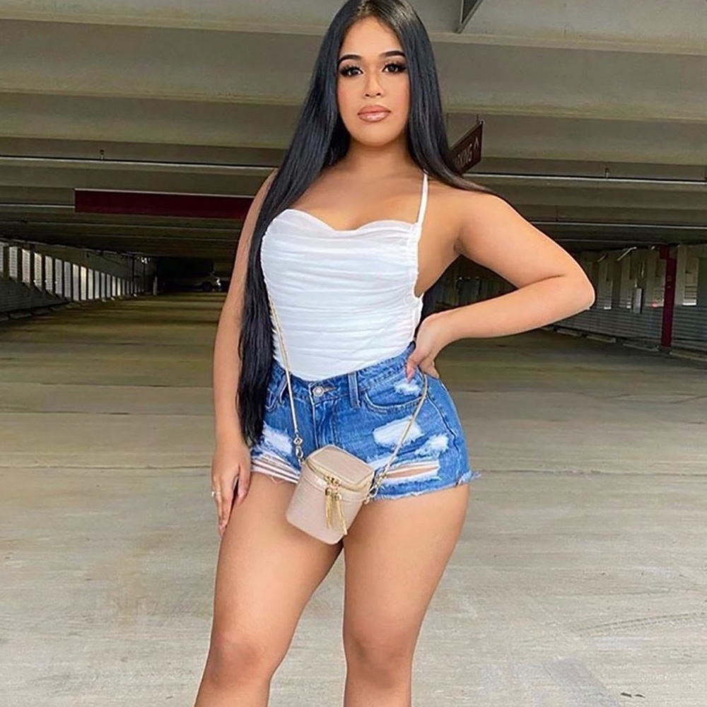 Fashion Nova Ruched Bodysuit